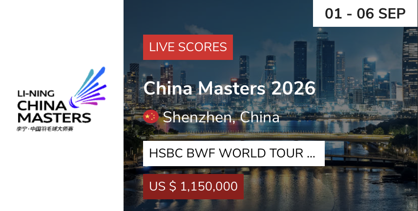 China Masters 2026