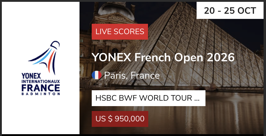 YONEX French Open 2026
